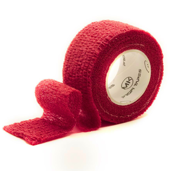 Bandaż kohezyjny - Czerwony 2,5cm x 4,5m