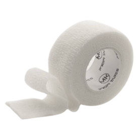 Bandaże kohezyjne - Biały 2,5cm x 4,5m - zestaw 24 sztuk 