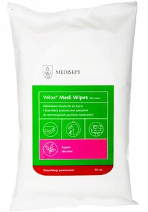 Velox Duo Wipes - Chusteczki do dezynfekcji 50 szt.